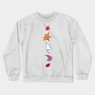 Heartstopper leaves Line - lesbian pride Crewneck Sweatshirt